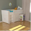 Compact Spacesaver Single Bed With Cupboard Doors